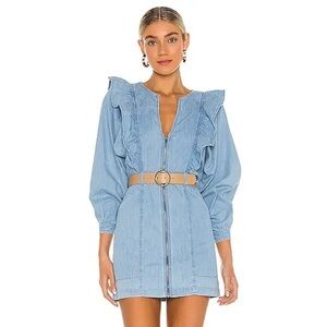 Free People Imogene Denim Chambray Dress